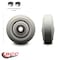 Service Caster SCC-4" Thermoplastic Rubber Flat Tread Wheel Only w/Ball Bearing-300 lbs Cpty SCC-TPRBF420 - alternate 3